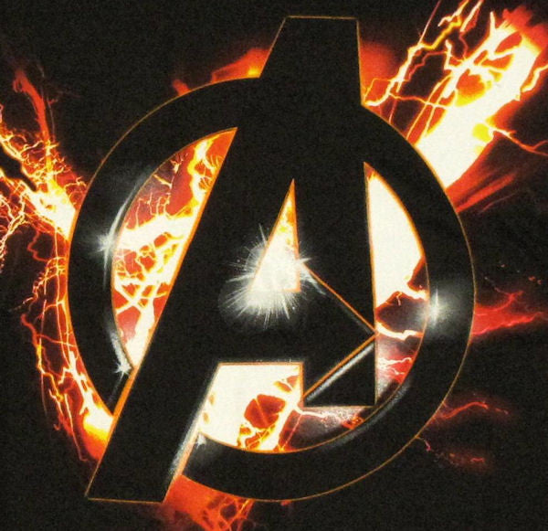 Avengers Movie Blast Logo Youth T Shirt