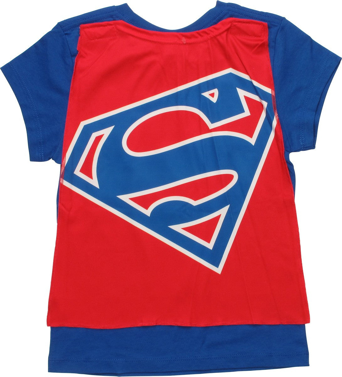 Supergirl Name Over Logo Caped Youth Girls T-Shirt