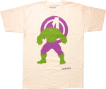 Incredible Hulk Avengers Logo Mighty Fine T-Shirt