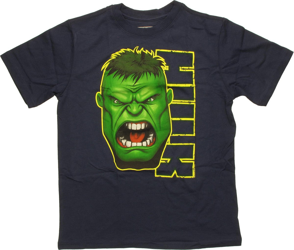 Incredible Hulk Head and Name Youth T-Shirt