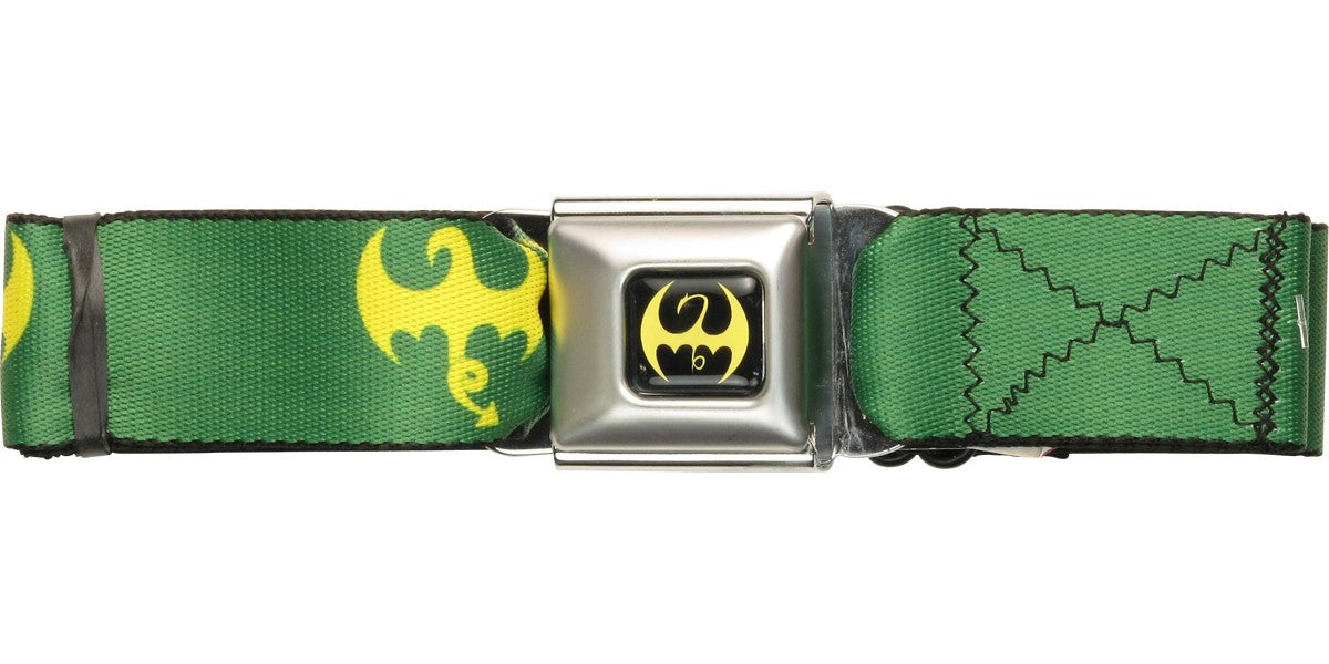 Iron Fist Dragon Logo Seatbelt Belt