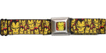 Iron Man Classic Head Collage Seatbelt Mesh Belt