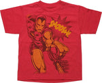 Iron Man Dotted Shoosh Juvenile T-Shirt