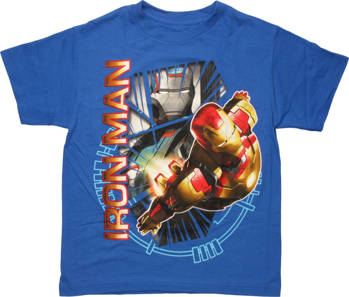 Iron Man Flying Name Iron Patriot Youth T-Shirt