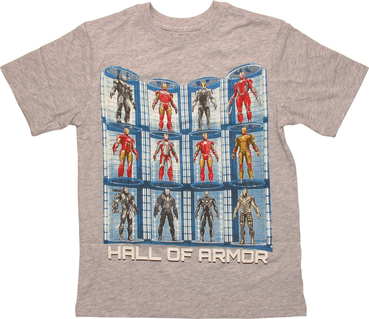 Iron Man Hall of Armor Youth T-Shirt