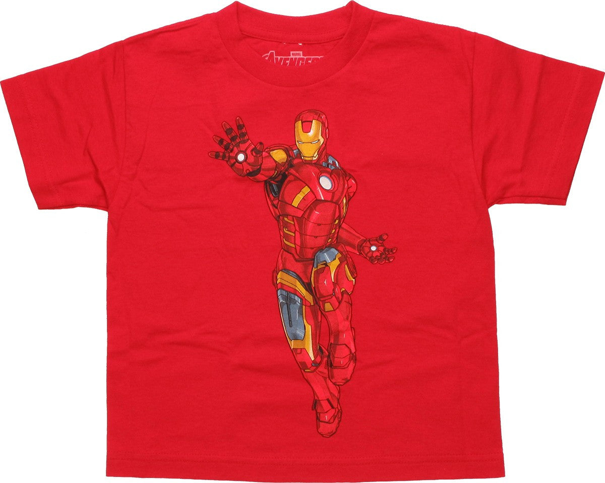 Iron Man Hand Repulsor Avengers Youth T-Shirt