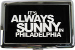Its Always Sunny in Philadelphia White Name Large Card Case