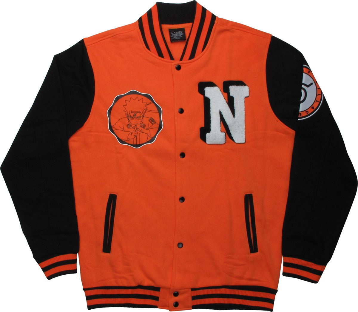 Naruto Button Letterman Jacket