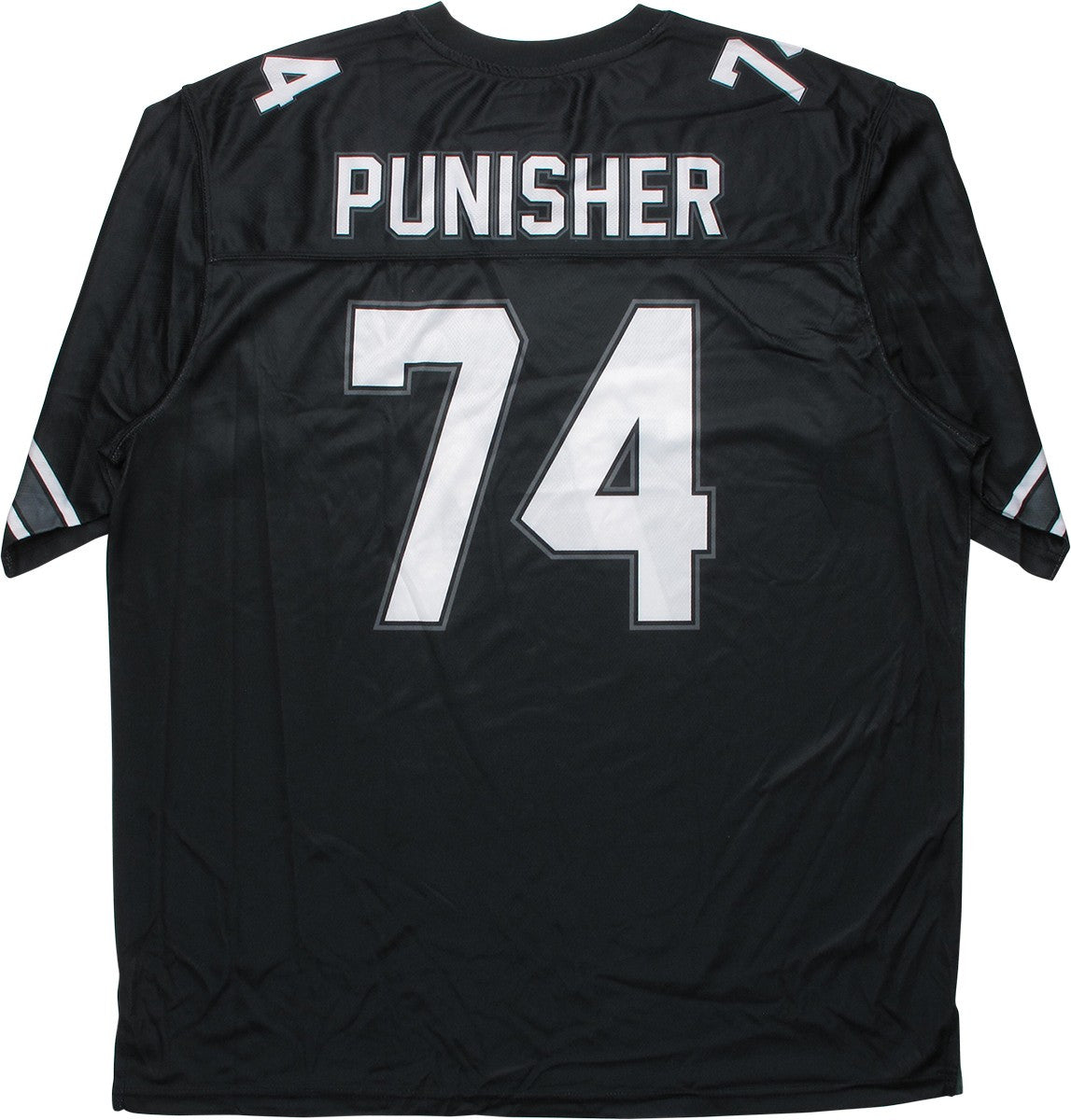 Punisher Logo 74 Black Football Jersey
