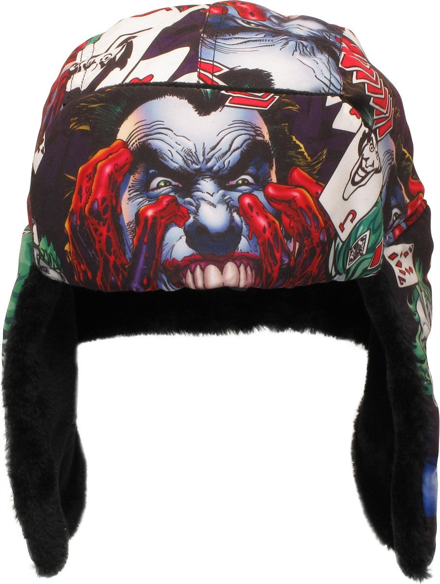 Joker Comic Panel Montage Trapper Hat