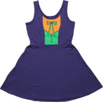 Joker Costume A Line Scoop Neck Dress