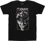 Joker Head Sketch T Shirt Sheer