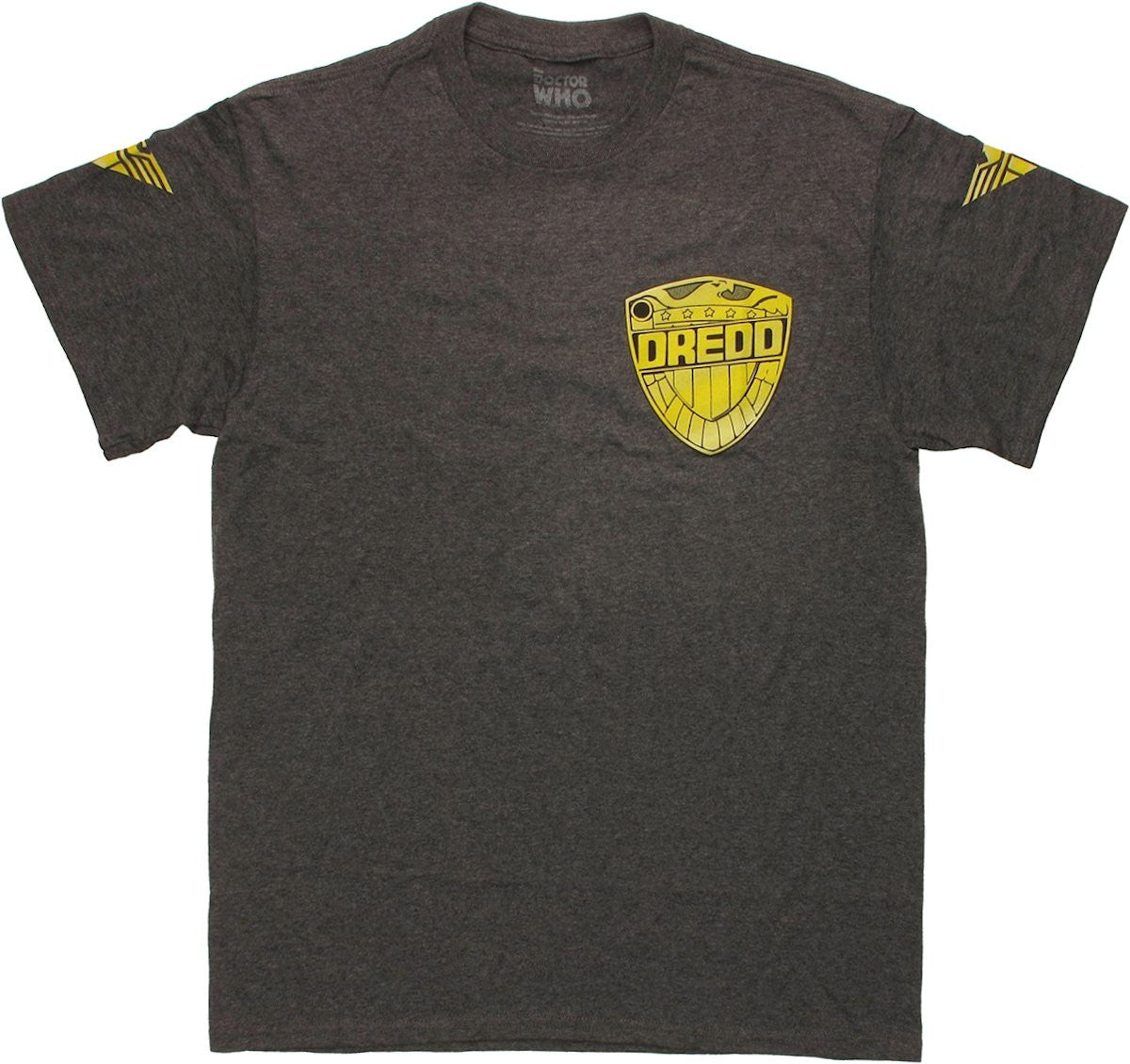 Judge Dredd Badge Charcoal Heather T Shirt