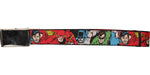 Justice League Characters Battle Stance Mesh Belt