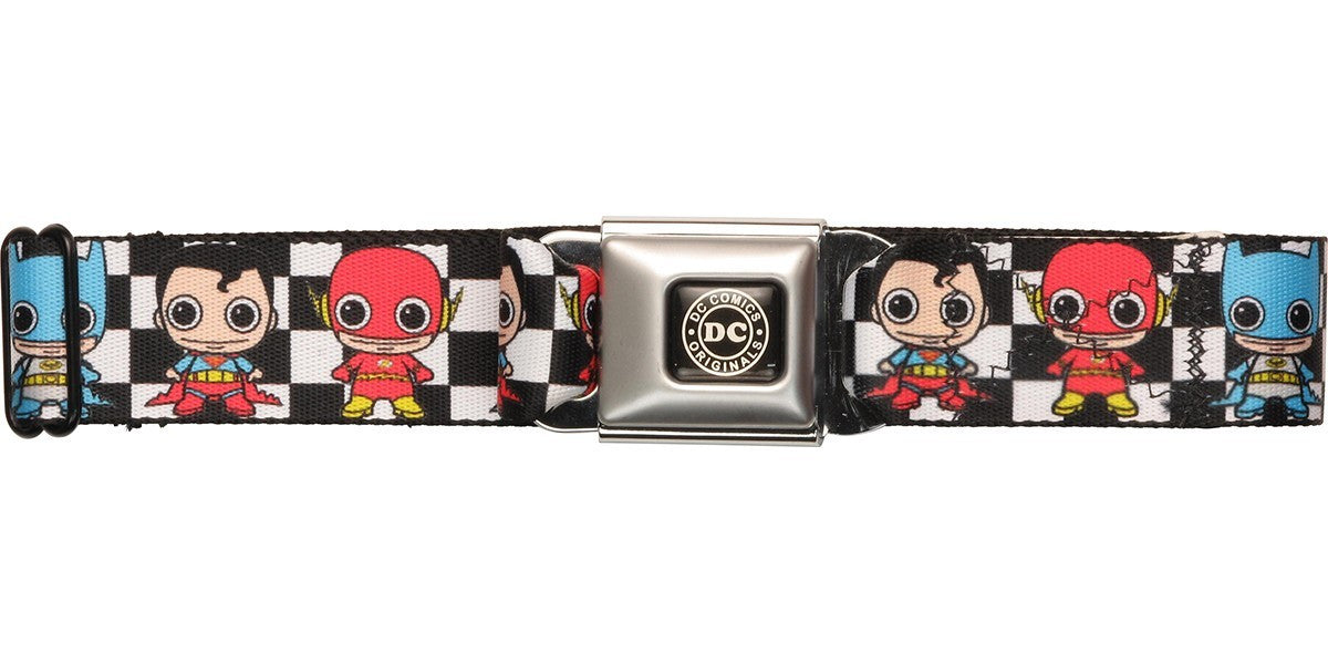 Justice League Chibi Superheroes Seatbelt Belt