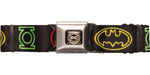 Justice League Electric Logos Seatbelt Belt