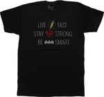 Justice League Fast Strong Smart T-Shirt Sheer