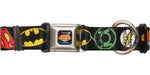 Justice League Logos Pet Collar
