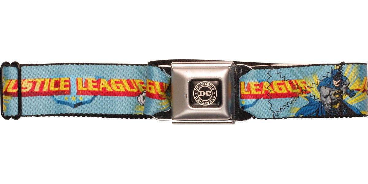 Justice League Team Rays Wrap Seatbelt Mesh Belt