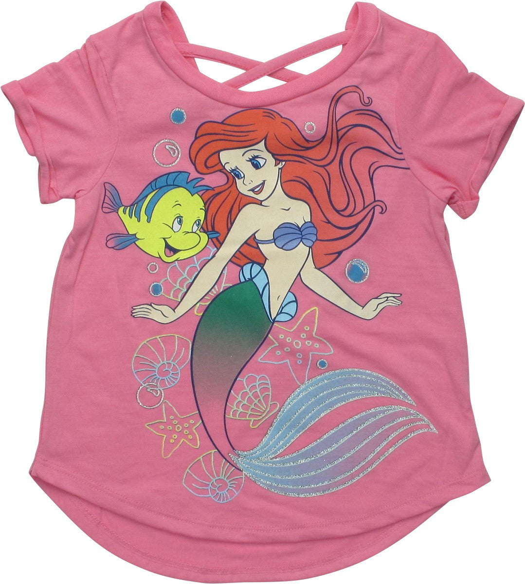 Little Mermaid Ariel Girls Juvenile T-Shirt Set