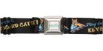 Keyboard Cat Play Me Off Seatbelt Mesh Belt