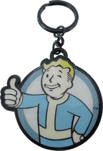 Fallout Vault Boy Thumbs Up Metal Keychain