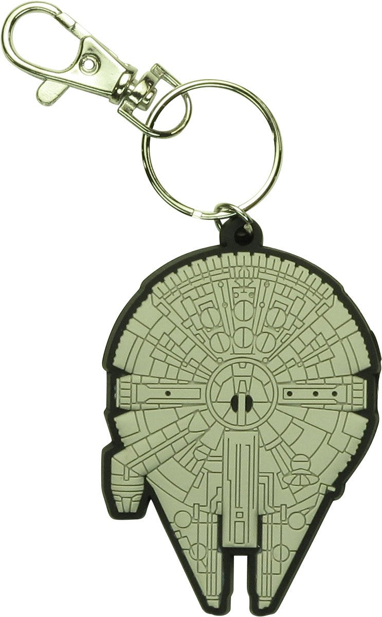 Star Wars 3D Millennium Falcon Rubber Keychain