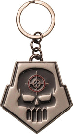 Suicide Squad Deadshot Metal Logo Keychain