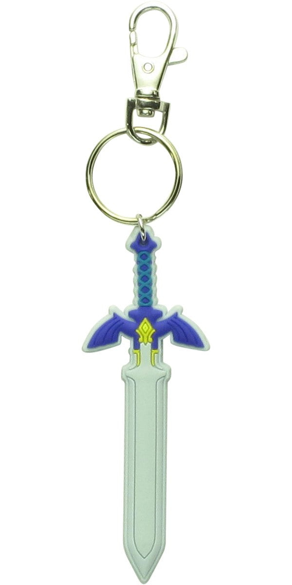 Zelda 3D Links Master Sword Rubber Keychain
