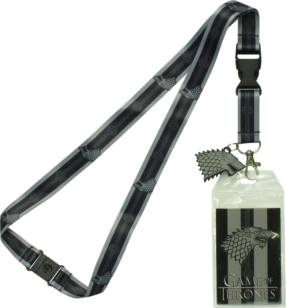 Game of Thrones House Stark Insignia Lanyard