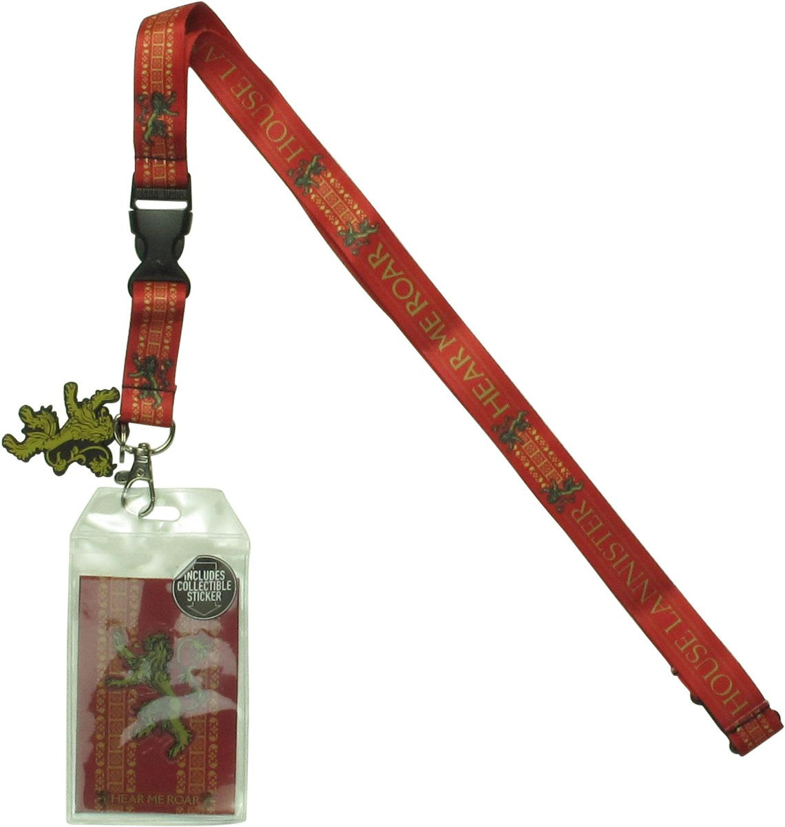 Game of Thrones Lannister Hear Me Roar Lanyard