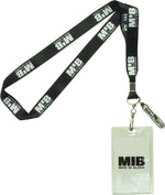 Men in Black Name Logo Black Lanyard
