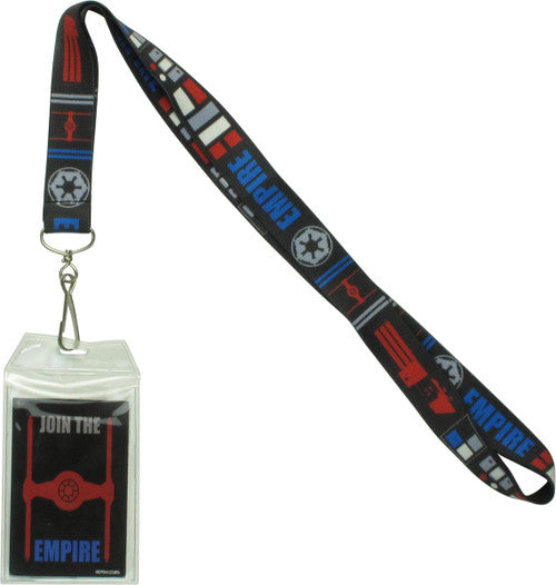 Star Wars Join Empire Vader Saber Elastic Lanyard