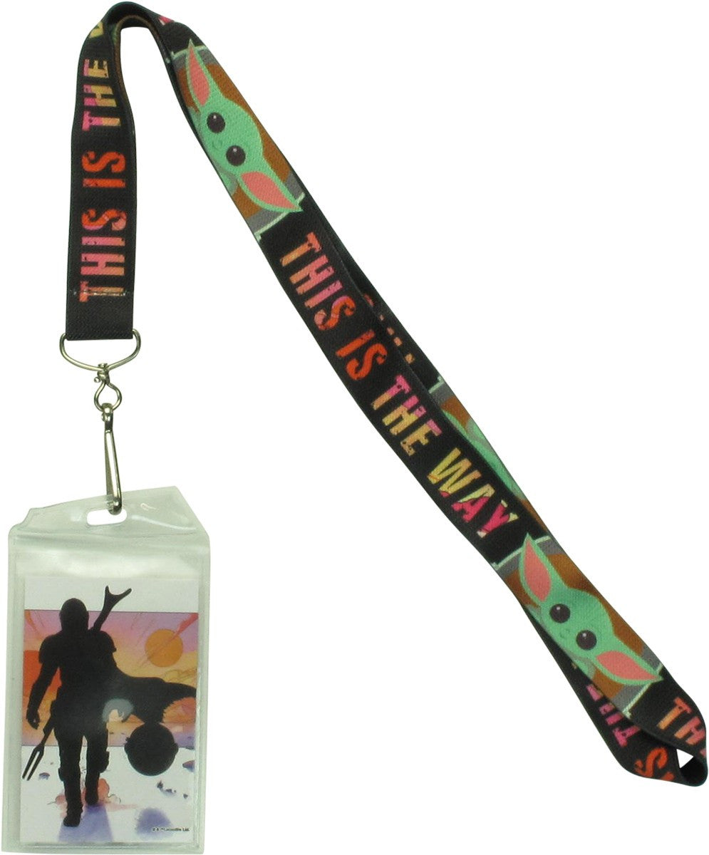 Star Wars Grogu This Is The Way Elastic Lanyard