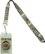 Star Wars Mandalorian Grogu Wanted Elastic Lanyard