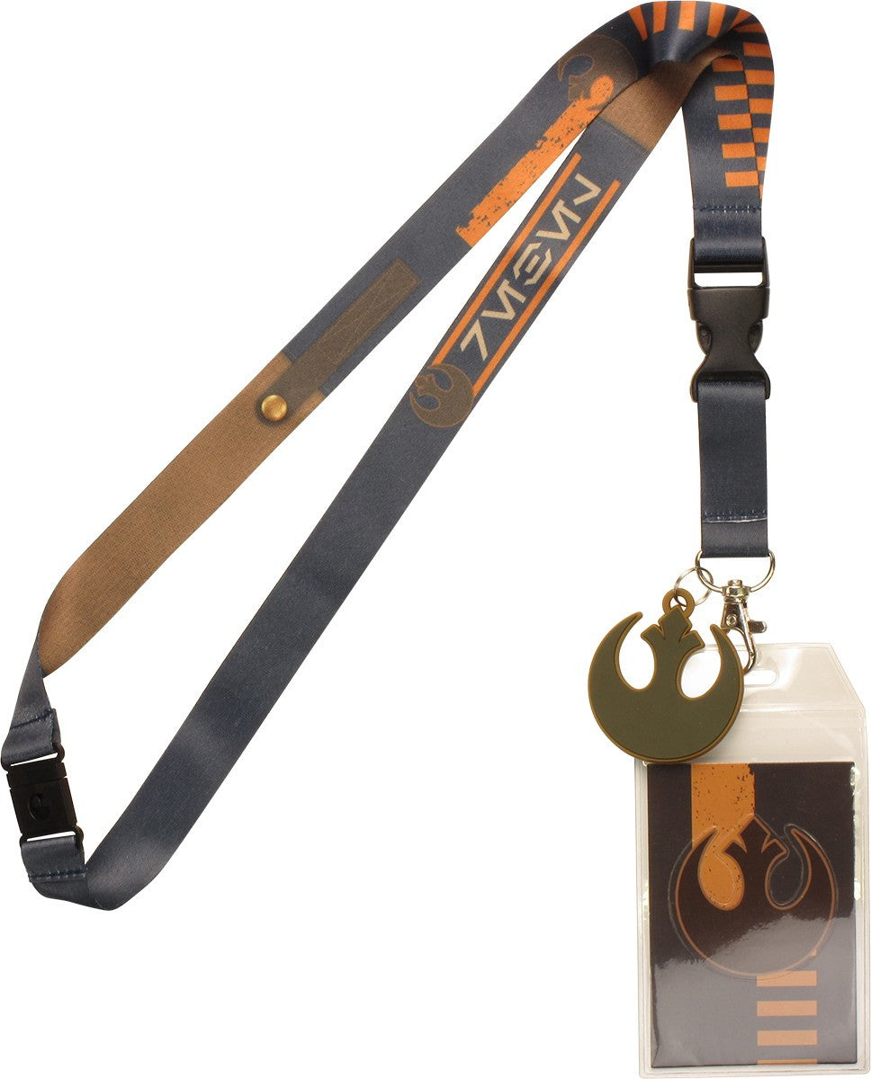 Star Wars Rebel Logo Charm Lanyard