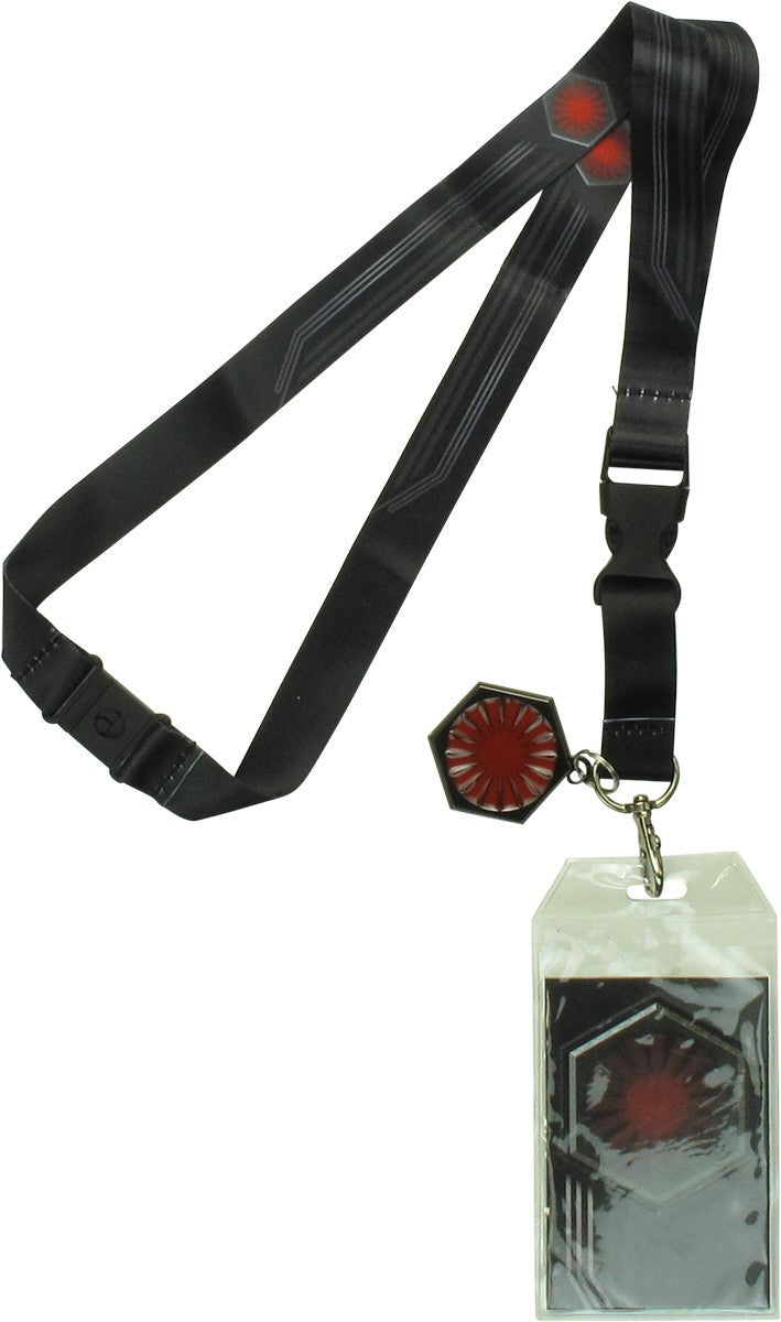 Star Wars Last Jedi First Order Logo Lanyard