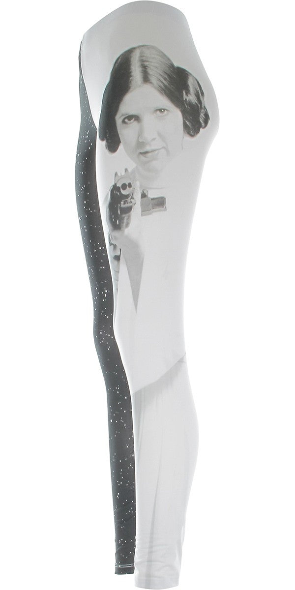 Star Wars Leia Gun Pose Leggings