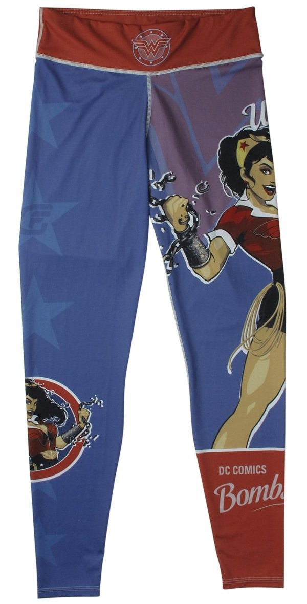 Wonder Woman DC Bombshells Compression Leggings