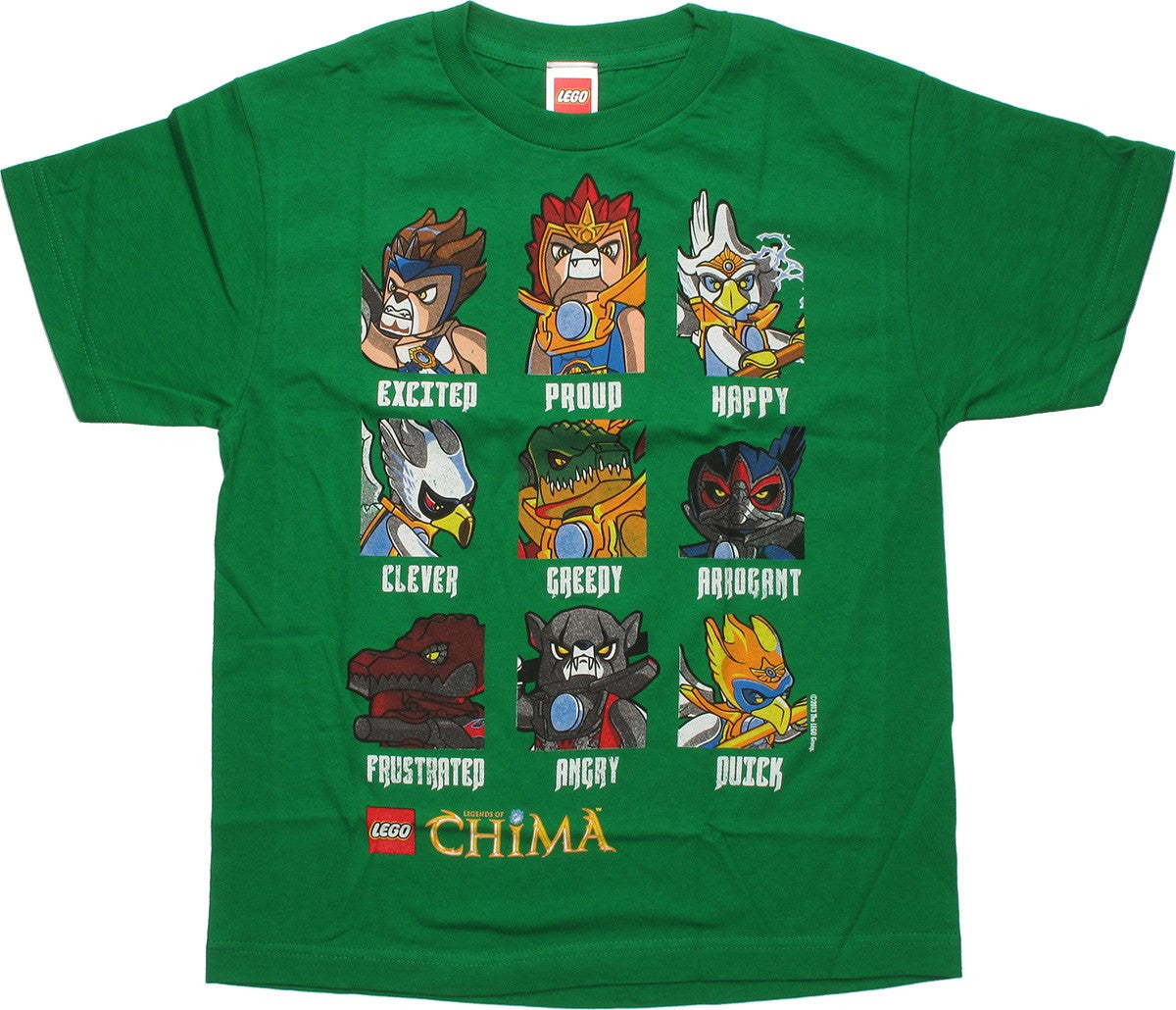 Lego Chima Characteristics Youth T Shirt