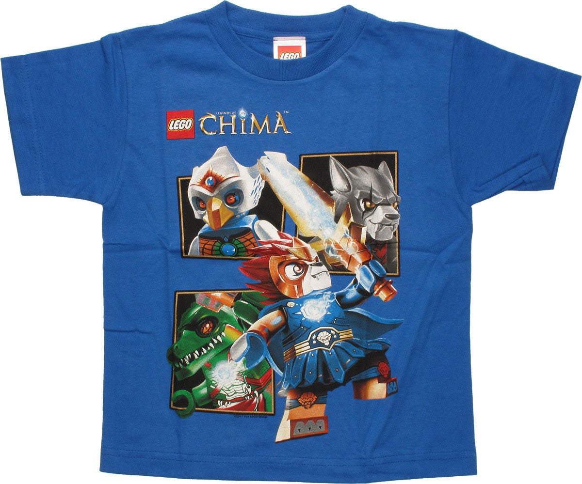 Lego Chima Group Box Blue Juvenile T Shirt