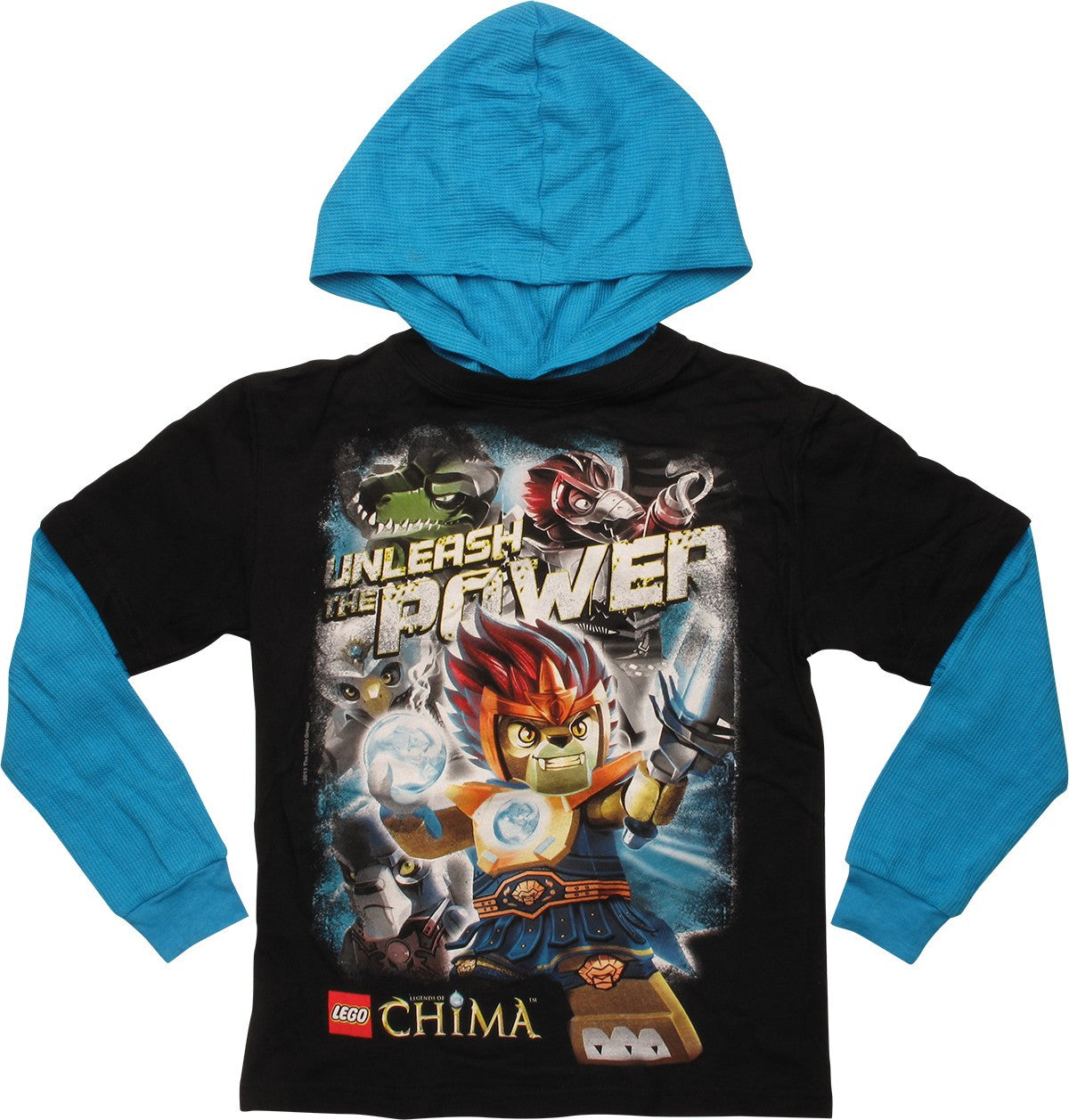 Lego Chima Unleash the Power LS Hooded Youth Shirt