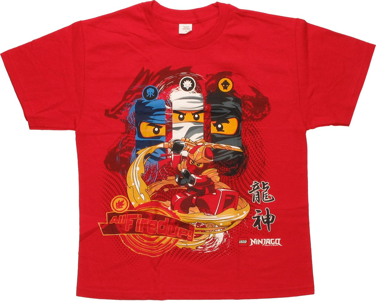 Lego Ninjago All Fired Up Youth T-Shirt