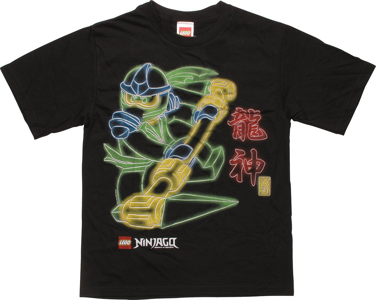 Lego Ninjago Glow Outline Youth T-Shirt