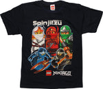 Lego Ninjago Ninja Collage Navy Youth T Shirt
