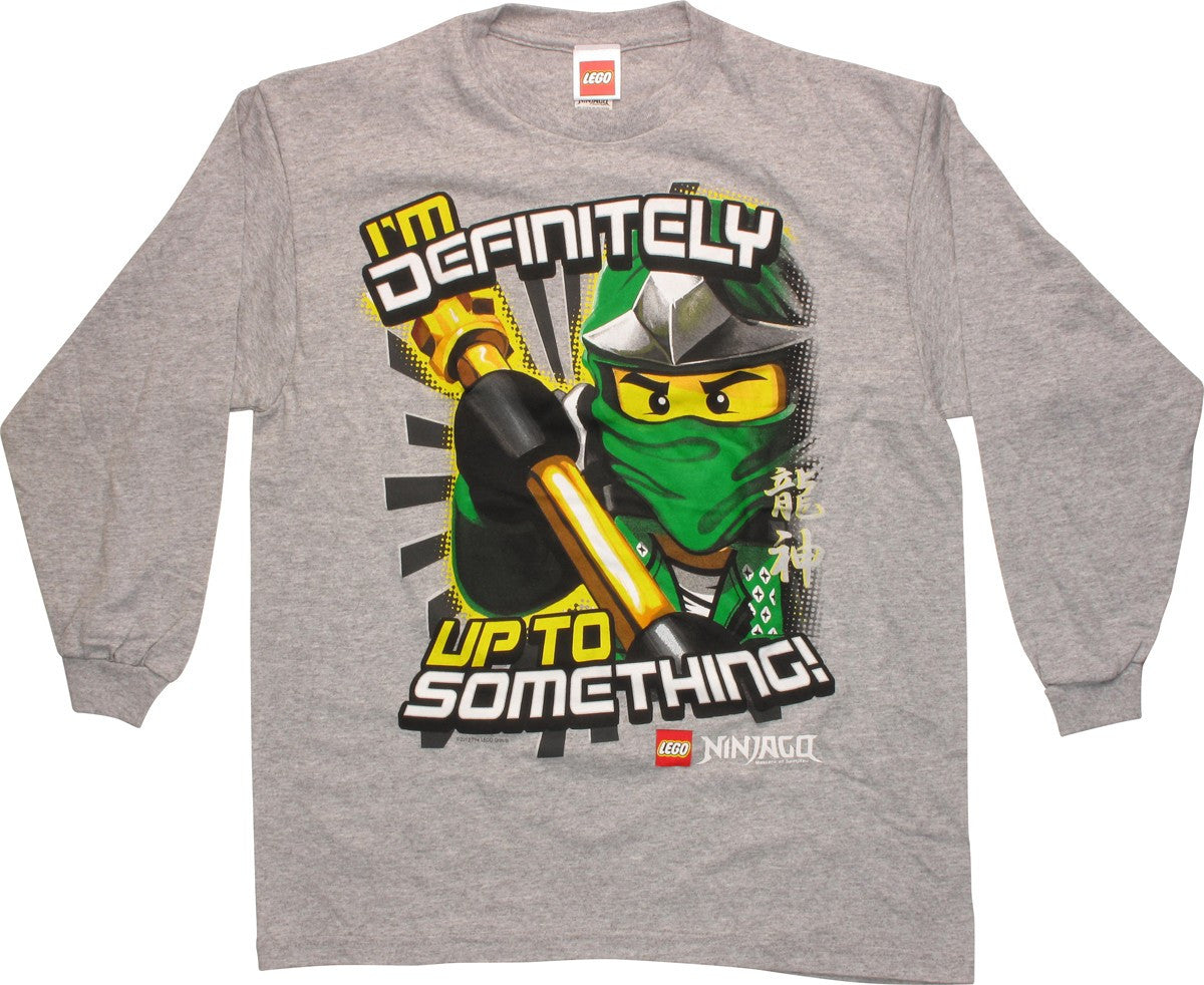 Lego Ninjago Up to Something LS Youth T-Shirt