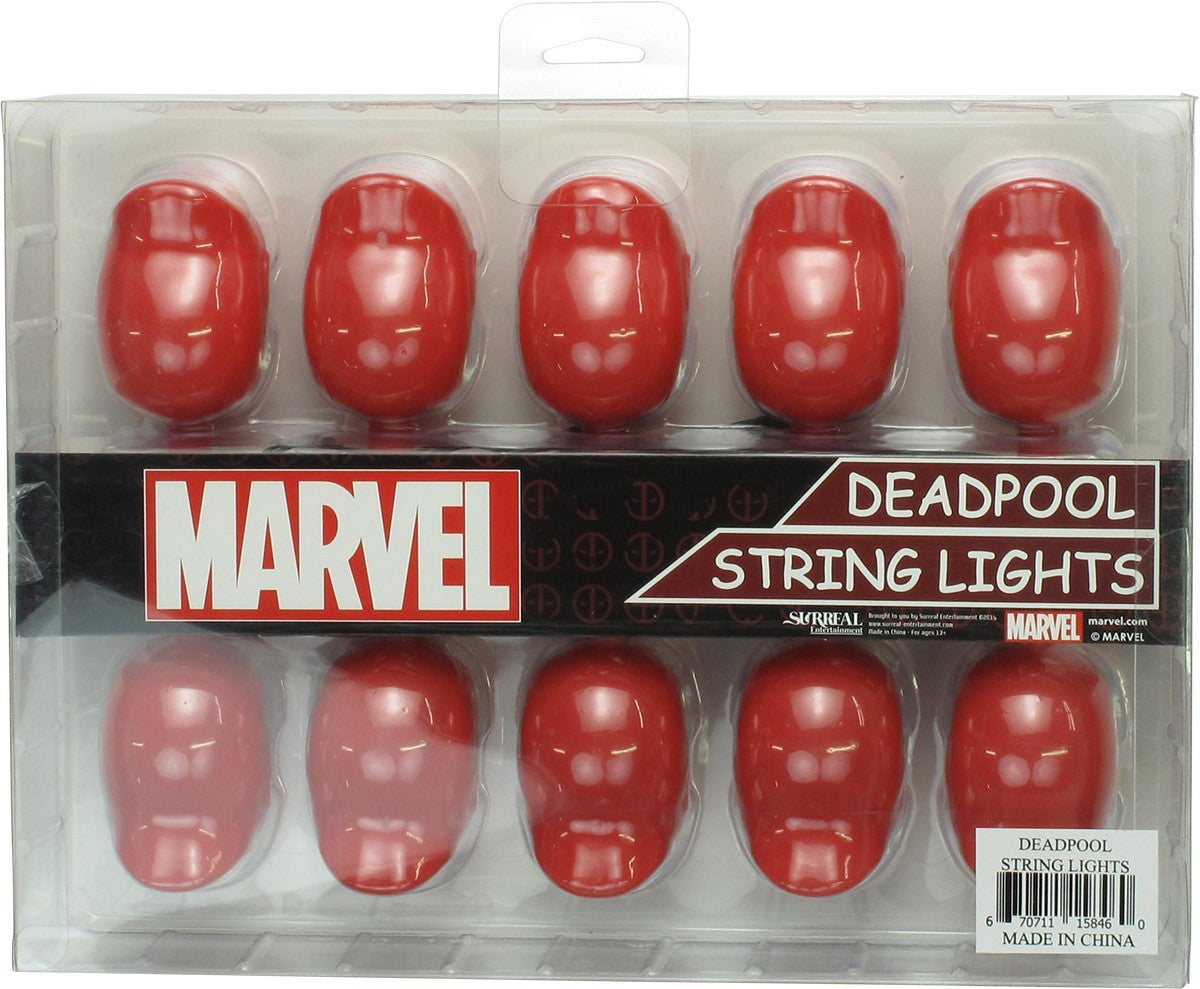 Deadpool Mask String Lights