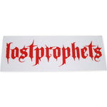 Lostprophets Name Red Decal