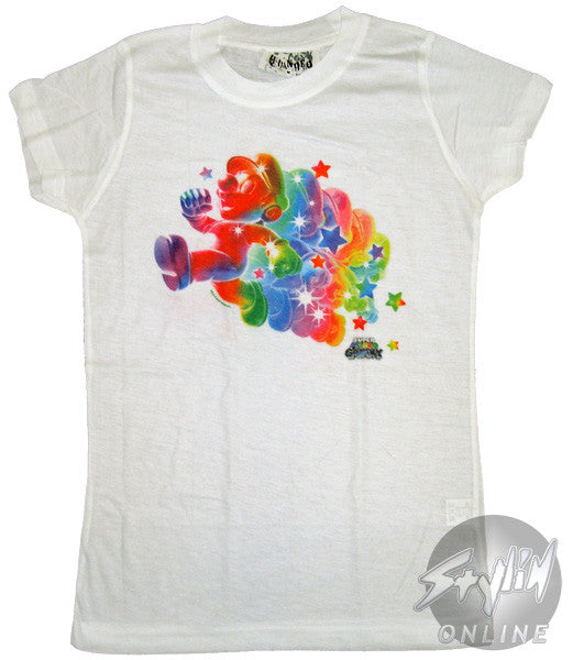 Mario 3D Rainbow Stars Baby Tee