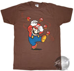 Mario Swirling Goombas T-Shirt Sheer